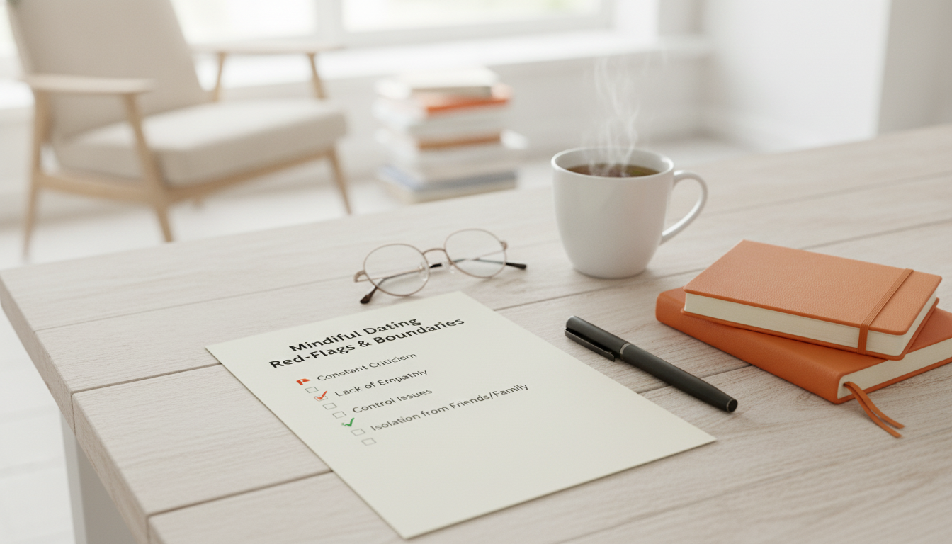 Mindful Dating Red Flags: Printable Checklist for Boundaries